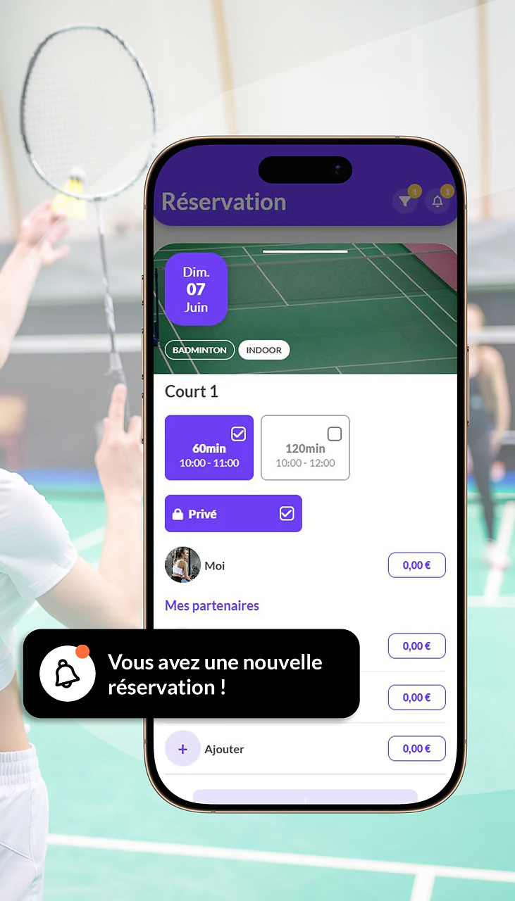 Réservation en ligne