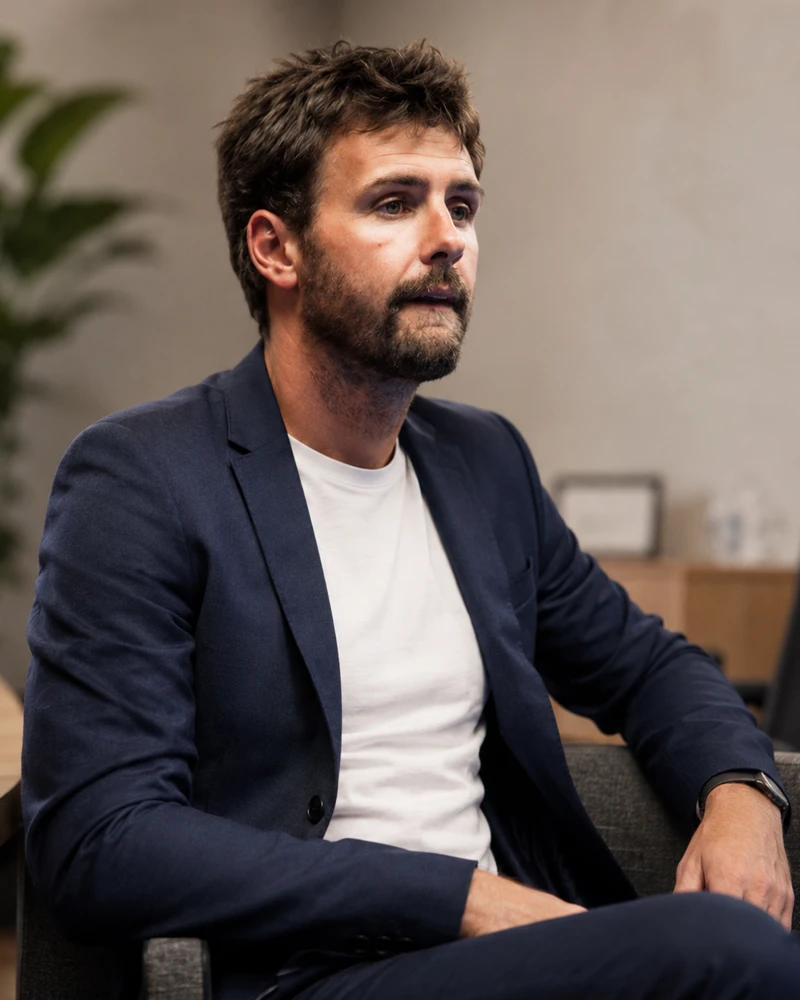 Loïc Tap, fondateur de Gestion Sports, dans son club Le Mas à Perpignan